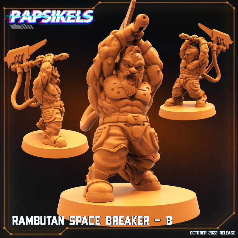 Rambutan Space Breaker Miniatures | Rambutan Breakers | Sci-Fi Miniature | Papsikels TabletopXtra