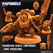 Rambutan Space Contender Miniatures | Aliens Vs Skull Hunters II | Sci-Fi Miniature | Papsikels TabletopXtra
