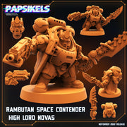 Rambutan Space Contender Miniatures | Aliens Vs Skull Hunters II | Sci-Fi Miniature | Papsikels TabletopXtra