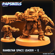 Rambutan Space Loader Miniatures | Sci-Fi Specials | Sci-Fi Miniature | Papsikels TabletopXtra