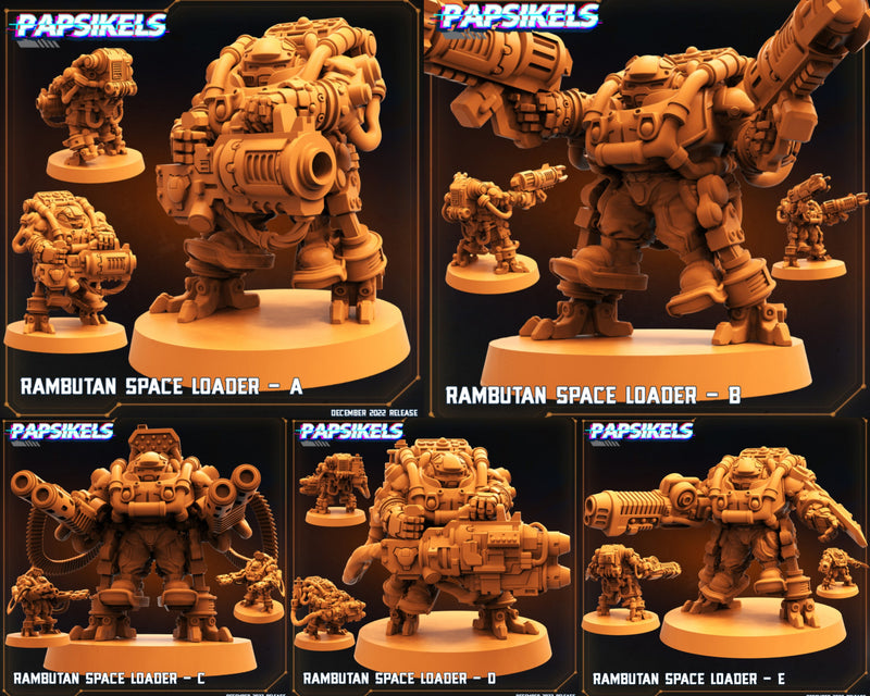 Rambutan Space Loader Miniatures | Sci-Fi Specials | Sci-Fi Miniature | Papsikels TabletopXtra