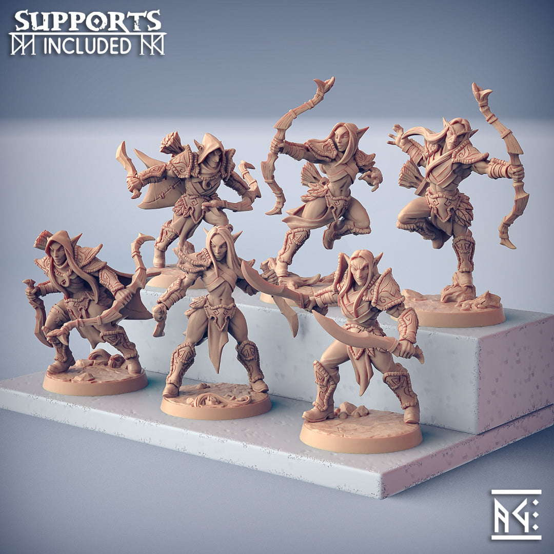 Ranger Miniatures | Deepwood Alfar | Fantasy D&D Miniature | Artisan G ...