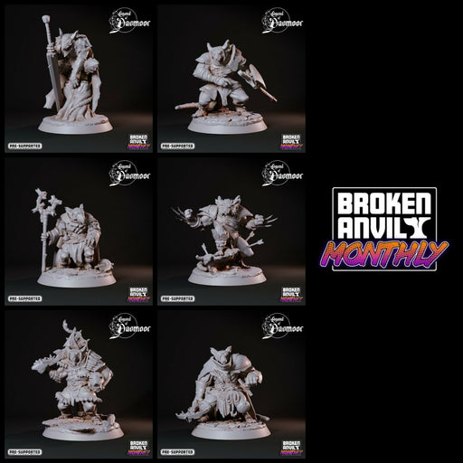 Ratfolk Adventurer Miniatures | Legend of Daemoor | Tabletop RPG Miniature TabletopXtra