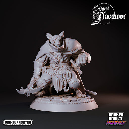 Ratfolk Thief | Legend of Daemoor | Tabletop RPG Miniature TabletopXtra