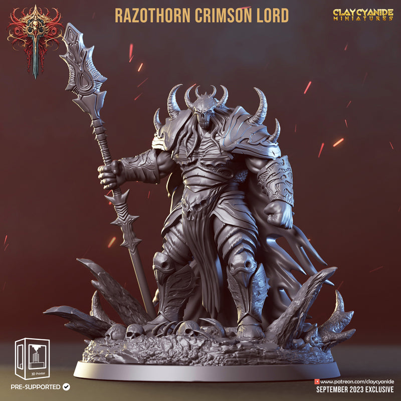 Wrath of Chernobog Miniatures (Full Set) | Fantasy Miniature | Clay Cyanide