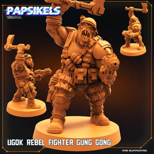 Rebel Fighter Gung Gong | Dropship Troopers III | Sci-Fi Miniature | Papsikels TabletopXtra