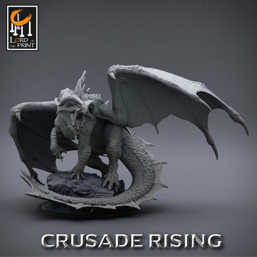 Red Chromatic Dragon | Crusade Rising | Fantasy Miniature | Rescale Miniatures TabletopXtra