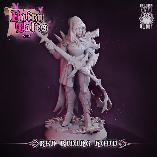 Red Riding Hood | Fairy Tales | Fantasy Miniature | Drunken Dwarf TabletopXtra