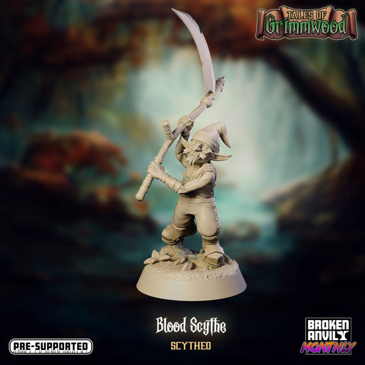 Redcap Blood Scythe Scythed | Tales of Grimmwood | Tabletop RPG Miniature TabletopXtra