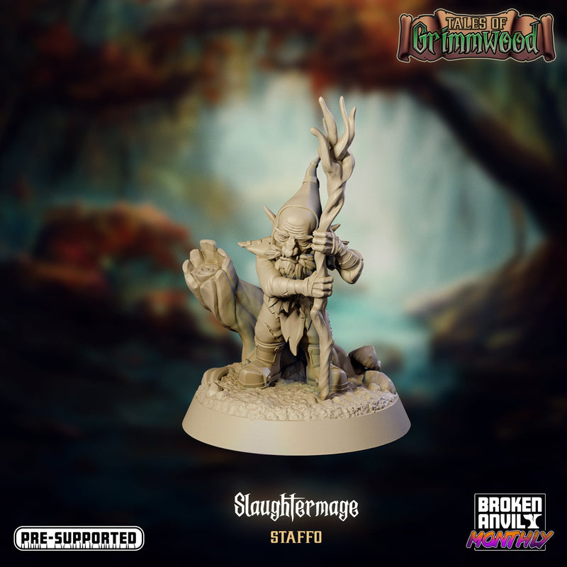 Redcap Slaughtermage Staffo | Tales of Grimmwood | Tabletop RPG Miniature TabletopXtra