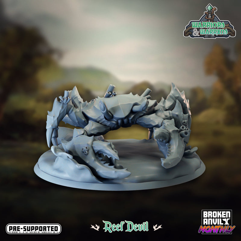 Reef Devil | Warriors and Warrens | Tabletop RPG Miniature TabletopXtra