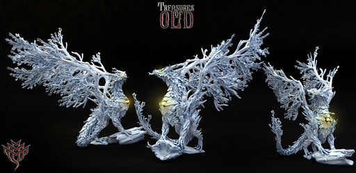 Regal Forest Dragon Guardian | Treasures of Old | Fantasy Miniature | Mini Monster Mayhem TabletopXtra