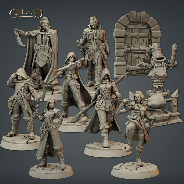 Thieves Guild Miniatures (Full Set) | Fantasy Miniature | Galaad Miniatures