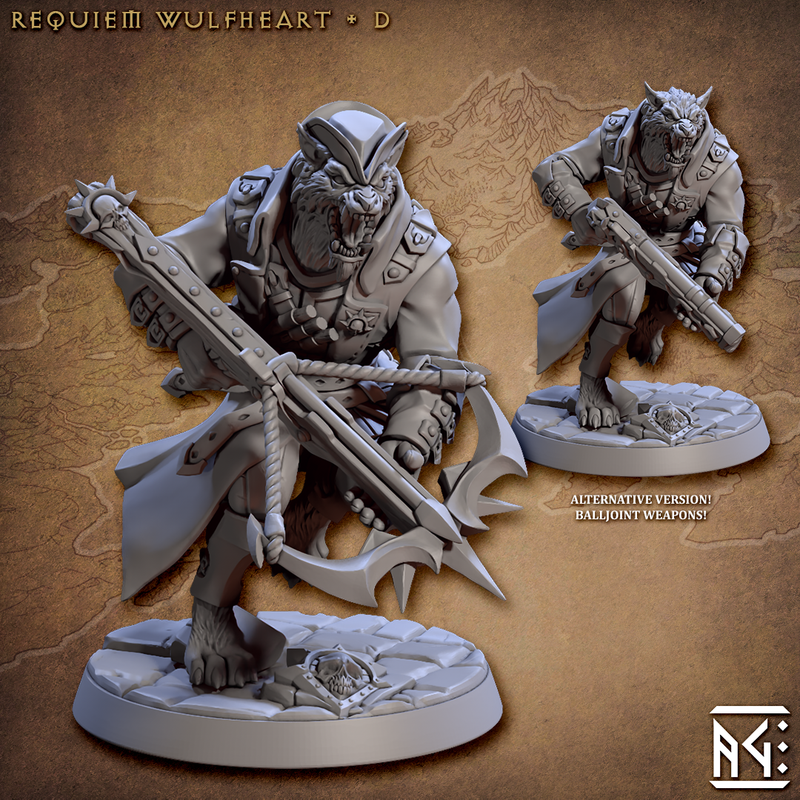 Requiem Demon Hunters Miniatures (Full Set) | Fantasy D&D Miniature | Artisan Guild TabletopXtra