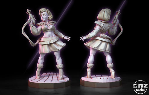 Retro Sci-Fi Girl | Specials | Fantasy Miniature | Gaz Minis TabletopXtra