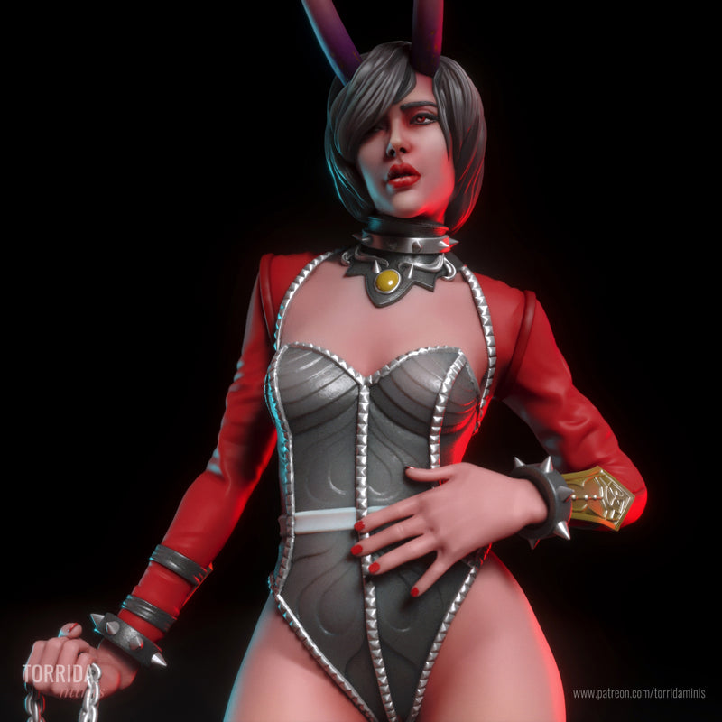 Rhoda | Pin-Up Statue Fan Art Miniature Unpainted | Torrida Minis