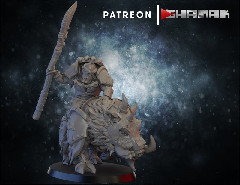 Rider 1 | Orcs | Grimdark Proxy Miniature | Ghamak TabletopXtra