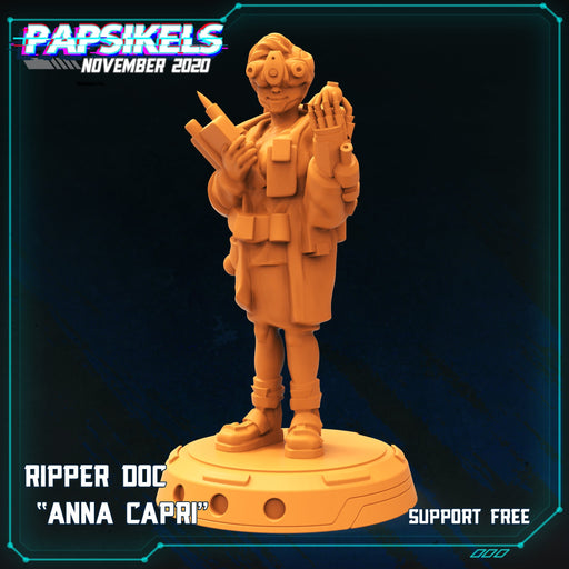 Ripper Doc Anna Capri | The Corpo World | Sci-Fi Miniature | Papsikels TabletopXtra