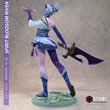Riven | Pin-Up Statue Fan Art Miniature Unpainted | Azerama