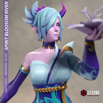 Riven | Pin-Up Statue Fan Art Miniature Unpainted | Azerama