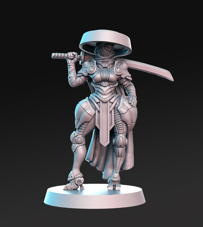 Robot Samurai Miniatures (Full Set) | Fantasy Miniature | RN Estudio TabletopXtra