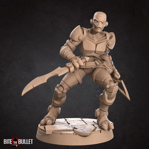 Rogue D | Warforged | Fantasy Miniature | Bite the Bullet TabletopXtra