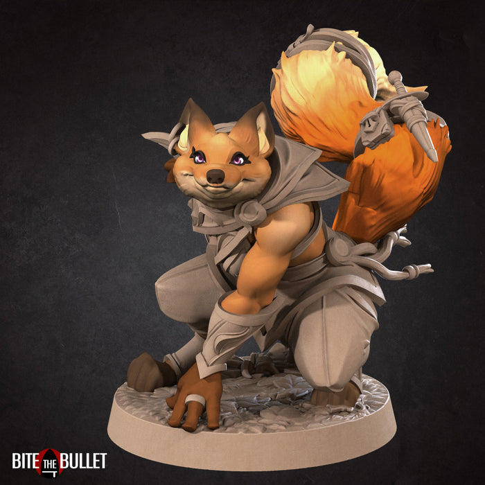 Rogue | Foxfolk | Fantasy Miniature | Bite the Bullet TabletopXtra