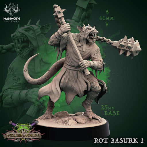 Rot Basurk 1 | Verminhorde | Fantasy Tabletop Miniature | Mammoth Factory TabletopXtra