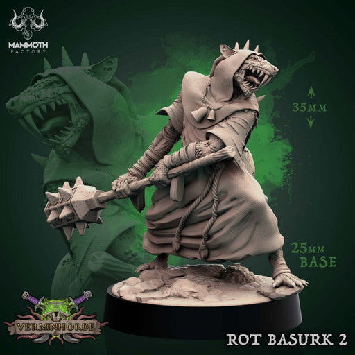 Rot Basurk 2 | Verminhorde | Fantasy Tabletop Miniature | Mammoth Factory TabletopXtra