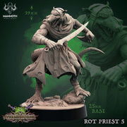 Rot Priest Miniatures | Verminhorde | Fantasy Tabletop Miniature | Mammoth Factory TabletopXtra