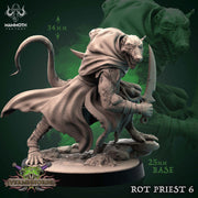 Rot Priest Miniatures | Verminhorde | Fantasy Tabletop Miniature | Mammoth Factory TabletopXtra