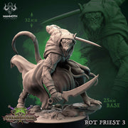 Rot Priest Miniatures | Verminhorde | Fantasy Tabletop Miniature | Mammoth Factory TabletopXtra