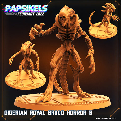 Royal Brood Horror B | Aliens Vs Skull Hunters | Sci-Fi Miniature | Papsikels TabletopXtra