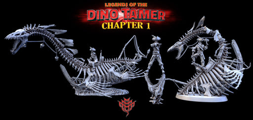Rum and Bones Miniatures | Legends of the Dino Tamer: Chapter One | Fantasy Miniature | Mini Monster Mayhem TabletopXtra