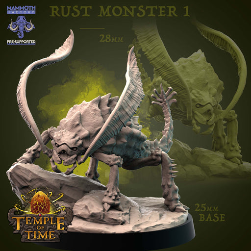 Rust Monster A | Temple of Time | Fantasy Tabletop Miniature | Mammoth Factory TabletopXtra