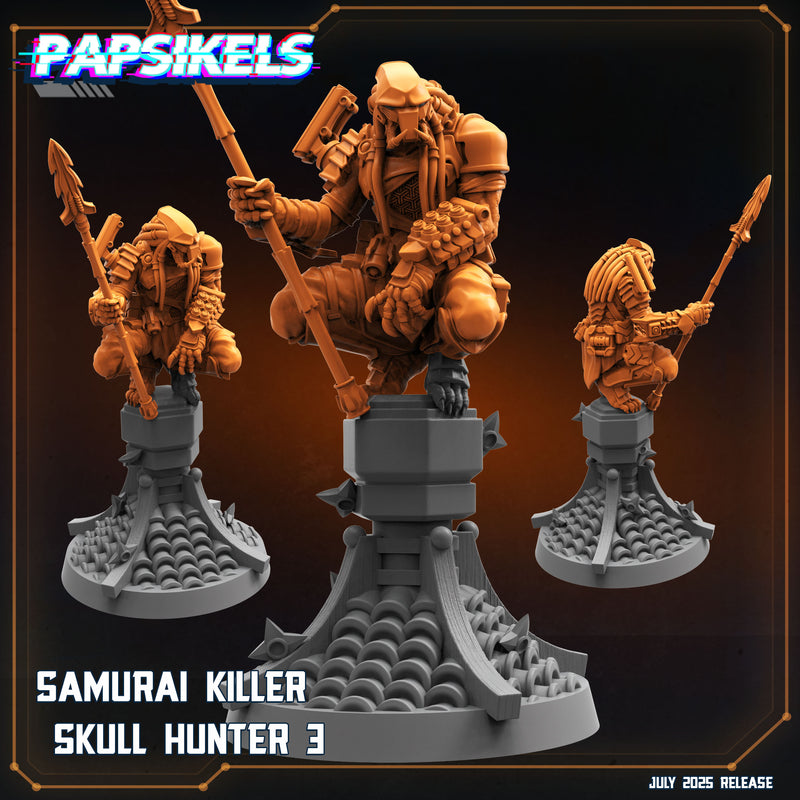 Samurai Killer Skull Hunter Miniatures | Papsikels