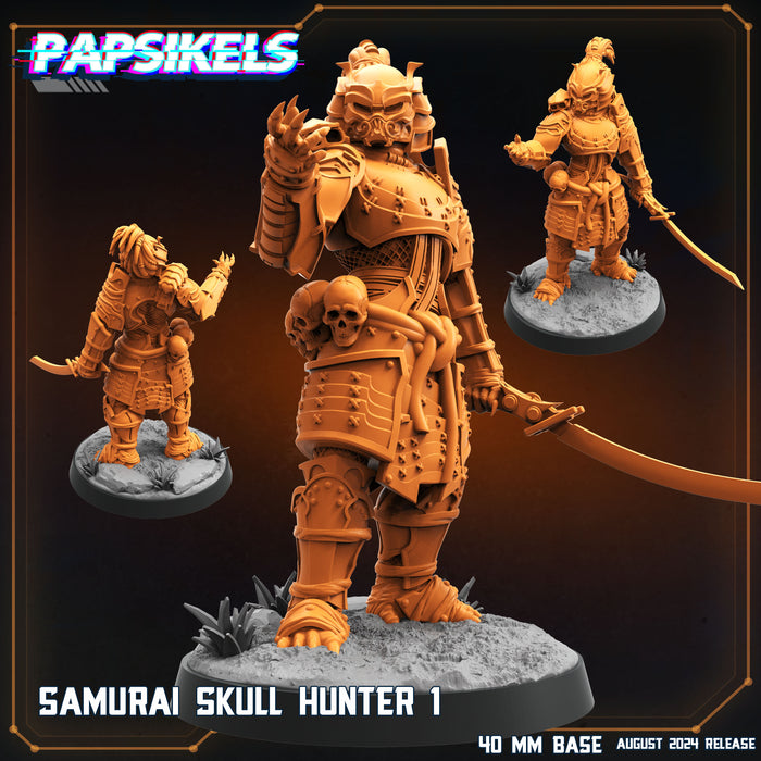 Samurai Skull Hunter | Aliens Vs Humans VIII No Remorse | Sci-Fi Miniature | Papsikels