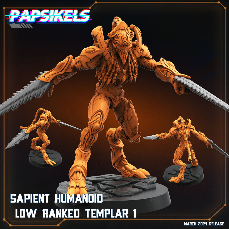 Low Rank Templar Miniatures | Aliens Vs Humans XV That Thing | Papsikels