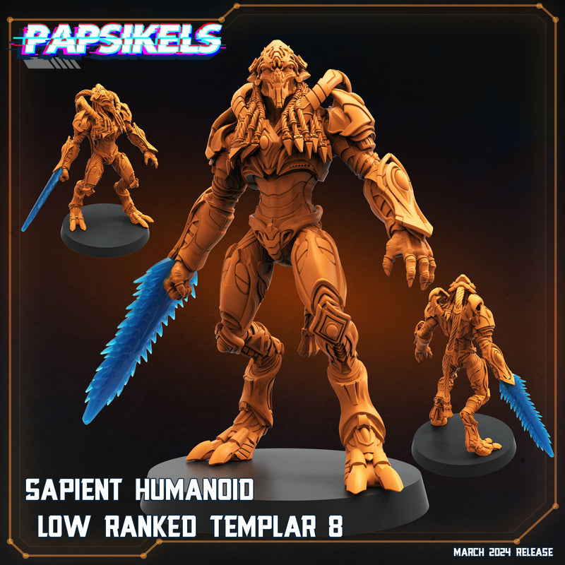 Low Rank Templar Miniatures | Aliens Vs Humans XV That Thing | Papsikels