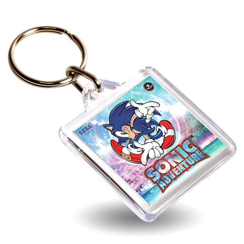 Retro Gaming Box Art Keyring - Gen VI DC Console Style