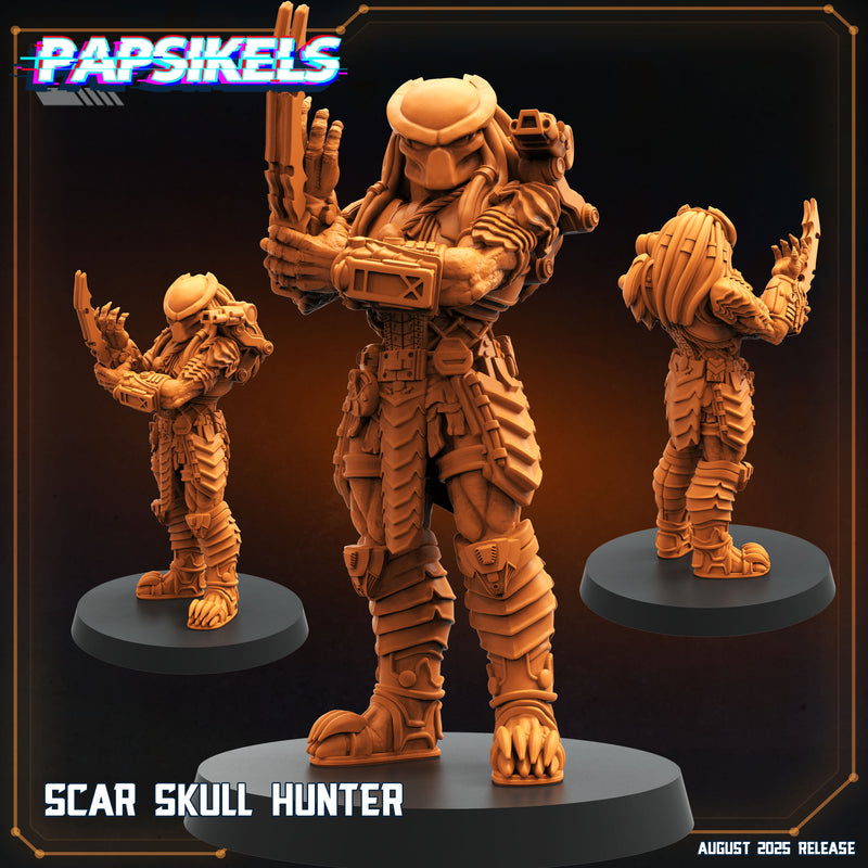 Celtic Chopper Skull Hunter Miniatures | Papsikels