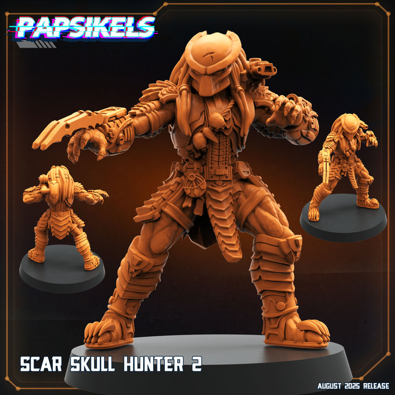 Celtic Chopper Skull Hunter Miniatures | Papsikels