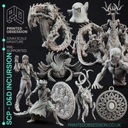 SCP - D&D Incursion Miniatures (Full Set) | Fantasy Miniature | Printed Obsession TabletopXtra