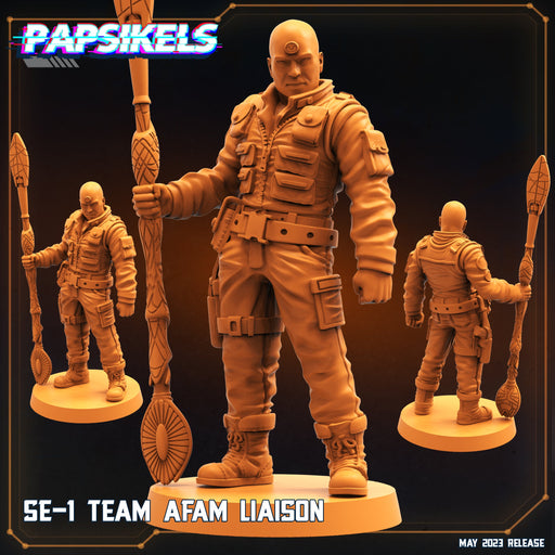 SE-1 Team Afam Liason | Star Entrance Into The Multi World | Sci-Fi Miniature | Papsikels TabletopXtra