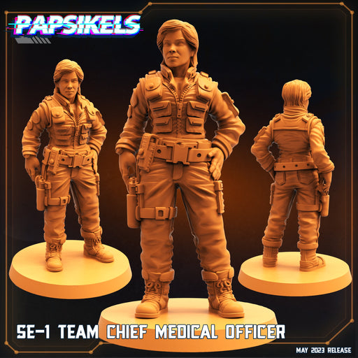 SE-1 Team Medical Officer | Star Entrance Into The Multi World | Sci-Fi Miniature | Papsikels TabletopXtra