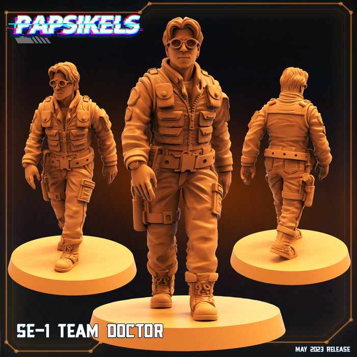 SE-1 Team Miniatures | Star Entrance Into The Multi World | Sci-Fi Miniature | Papsikels TabletopXtra