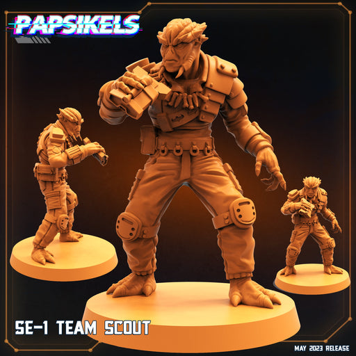 SE-1 Team Scout | Star Entrance Into The Multi World | Sci-Fi Miniature | Papsikels TabletopXtra