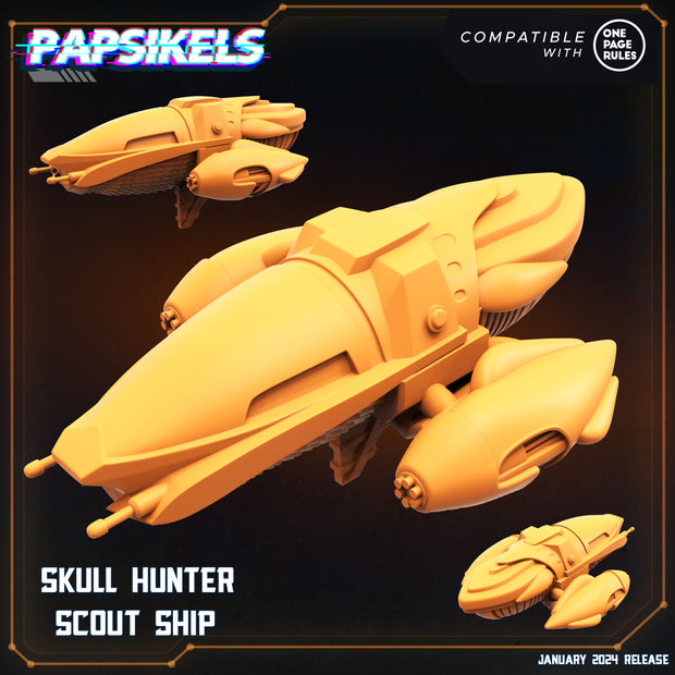Skull Hunter Scout Ship | Specials | Sci-Fi Miniature | Papsikels