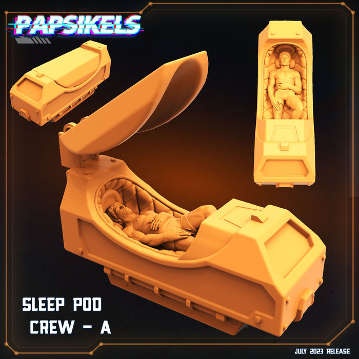 Sleep Pod A | Xeno Wars | Sci-Fi Miniature | Papsikels