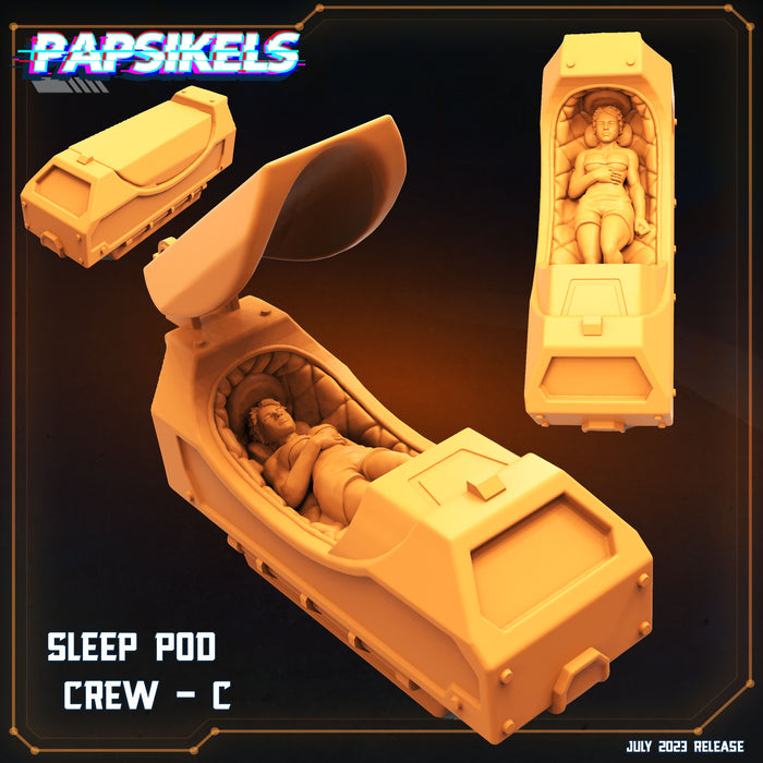 Sleep Pod C | Xeno Wars | Sci-Fi Miniature | Papsikels